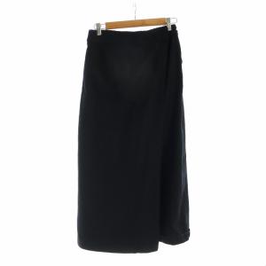 Y-3 ワイドパンツ フランネルスカート スカンツ ロング 2XS 黒 ブラック HB3357 GY19 /MQ