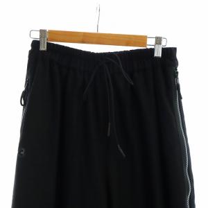 Y-3 ワイドパンツ フランネルスカート スカンツ ロング 2XS 黒 ブラック HB3357 GY19 /MQ