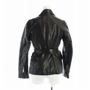 DSQUARED2 ライダースジャケット ジップアップ 36 ブラック S75BN0629