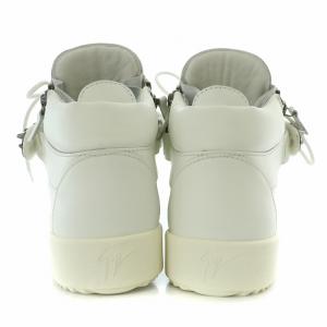 GIUSEPPE ZANOTTI ハイカットスニーカー スタッズ レザー 41 ホワイト