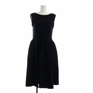 22年 ニット ドレス クレッシェンド 40 ブラック