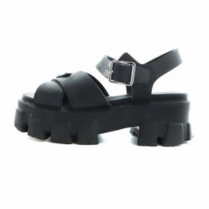 モノリス ラバー サンダル ブラック 36（2025/03/21買取