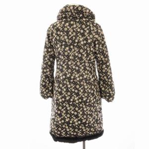 TOCCA ダウンコート ロング 花柄刺繍 0 黒 ブラック CMTOSW0020 /EE GY19 MT