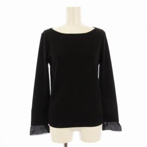 2021 Chiffon Shade ニット プルオーバー シルク