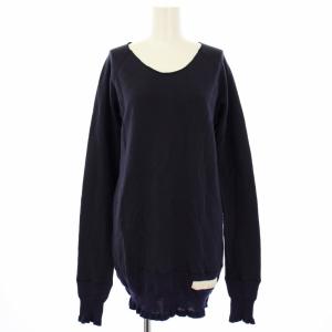 スウェット トレーナー フリル 長袖 S ネイビー 641pieces /TK MT GY19