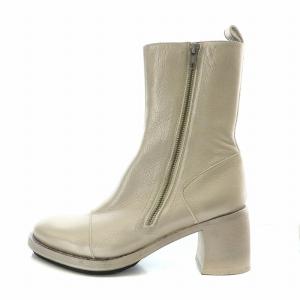 ショートブーツ 37 シャンパンゴールド