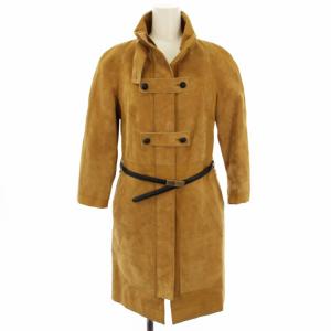 スエード レザー コート 羊革 アウター 42 キャメル X1W14219750ELG /TK MT GY19