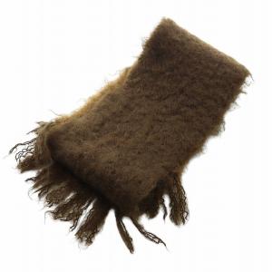 LOEWE マフラー アナグラム モヘア ブラウン