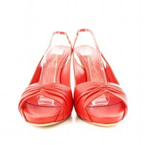 Gianvito Rossi パンプス サンダル ストラップ 36.5 赤 /MM GY19