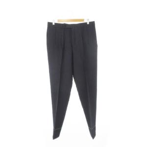 XXX COUTURE パンツ スラックス テーパード 2タック センタープレス ウール 絹 シルク混