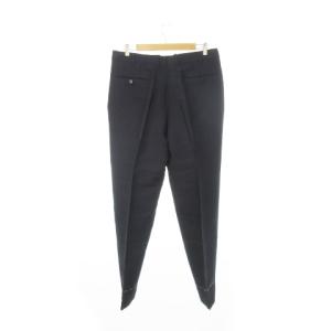 Ermenegildo Zegna XXX COUTURE パンツ スラックス テーパード 2タック センタープレス ウール 絹 シルク混