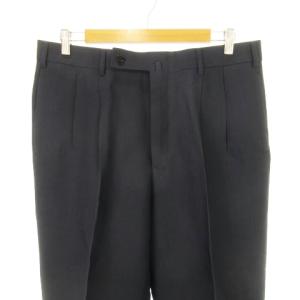 Ermenegildo Zegna XXX COUTURE パンツ スラックス テーパード 2タック センタープレス ウール 絹 シルク混
