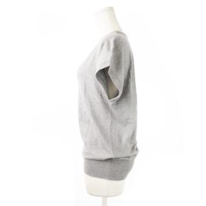 JOHN SMEDLEY 半袖ニットソー セーター 薄手 コットン ソフト S グレー /CK21 GY19