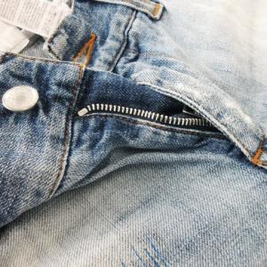 DOLCE&GABBANA デニムパンツ ジーンズ ショートパンツ ハーフパンツ ダメージ加工 クラッシュ加工 ロゴプレート 44