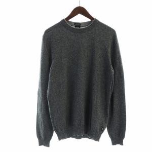 タグ付き ニット セーター ウール 長袖 M 杢調 杢グレー  50419130 GY19