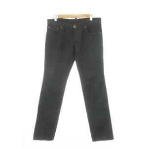 TWINS デニムパンツ ジーンズ ストレート ボタンフライ 48 M 黒 ブラック /MN13 GY19