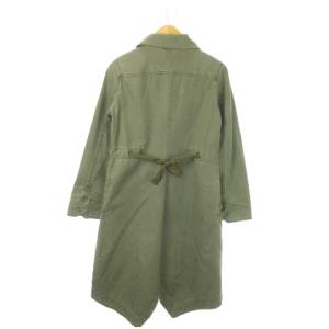 DIESEL コート デニム コットン バックリボン ワンポイント ロゴ M 緑 カーキ /AO10 GY19