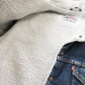 Levi's AUTHENTIC ランチコート 裏ボア L ブルー