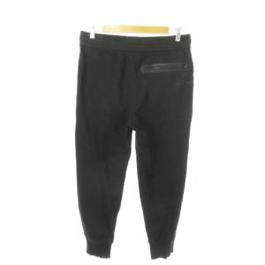 DIESEL スウェットパンツ ジョガー イージー 切替 ロゴ ドロスト M 黒 ブラック /AO19 GY01