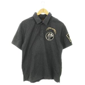 vanson Leathers × ルーニー・テューンズ LOONEY TUNES ポロシャツ 半袖 トゥイーティー ワッペン プリント