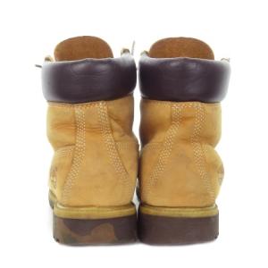Timberland 6インチブーツ ワーク ミドル ハイカット カモアウトソール 迷彩シューレース ヌバック 8.5 26.5cm