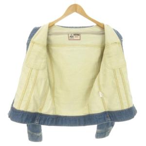 HYSTERIC GLAMOUR ジャケット スウェットデニム Gジャン ジージャン ストレッチ S 青 ブルー /AH14 GY01