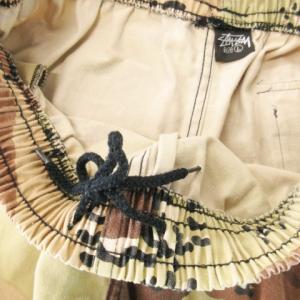 STUSSY ステューシー ハーフパンツ チョコチップカモ 90s USA製 90s Old Stussy チョコチップカモカーゴショーツ L 大人気 希少