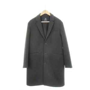 チェスターコート ロングコート L ダークグレー /AH19 GY01