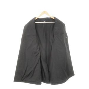 nano universe チェスターコート ロングコート L ダークグレー /AH19 GY01