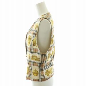 burberrys ヴィンテージ ベスト ノバチェック 9 ベージュ