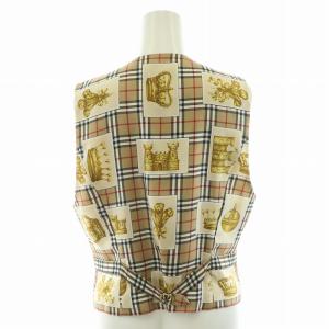 burberrys ヴィンテージ ベスト ノバチェック 9 ベージュ