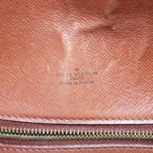 LOUIS VUITTON 88年製 サンクルーGM モノグラム ショルダーバッグ 茶 ブラウン M51242 /AN10 GY35