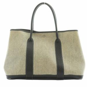 HERMES ガーデンパーティ PM トートバッグ トワルアッシュ 2019年製 グレー