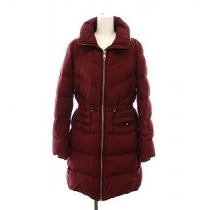 ダウンコート ロング ジップアップ アウター M 赤 WW0WW23253 /YM MT GY35