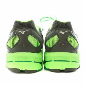MIZUNO ウェーブムジン4 WAVE MUJIN4 ランニングシューズ スニーカー 23.5cm 黒 ブラック 緑