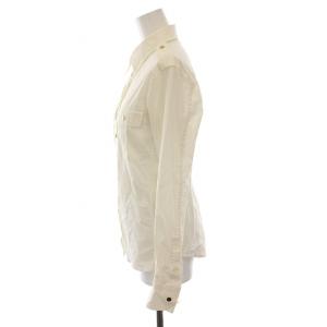 YVES SAINT LAURENT rive gauche シャツ ブラウス 長袖 F36 白 128197-YI043 /YM MT GY35