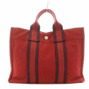 フールトゥPM ハンドバッグ キャンバス 赤 レッド /AN1 GY35 OH MT