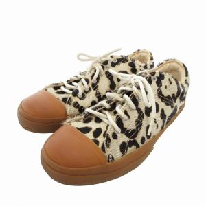 NIKE コートビスケット スニーカー ハラコ レオパード柄 ベージュ 24.5cm