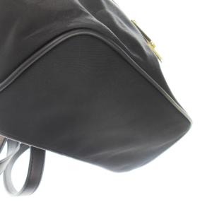 MICHAEL KORS リュックサック デイパック ナイロン レザー 革 ゴールド金具 ロゴ スタッズ 黒 ブラック /CK12