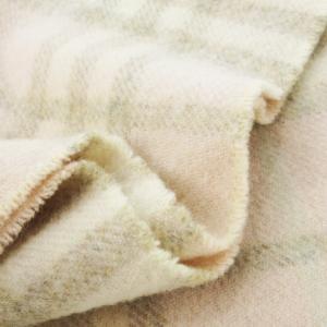 BURBERRY マフラー カシミヤ フリンジ チェック ピンク