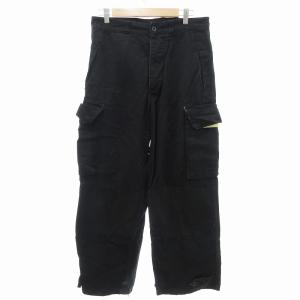 INDUSTRIES カーゴパンツ ニーパッチ 30×29 黒 /JS GY35