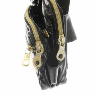 Orobianco ボディバッグ ショルダーバッグ ビニール エナメル ゴールド金具 ロゴ 黒 ブラック /CK3 GY35