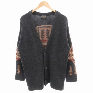 ×ジャーナルスタンダード JOURNAL STANDARD カーディガン ニット ネイティブ柄 長袖 M