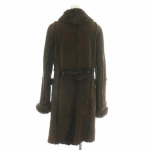 MAX MARA WEEKEND LINE ムートンコート ラムスキン 40 ブラウン