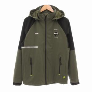 WARM UP JACKET ジャケット パーカー フード M カーキ FCRB-189000 GY12