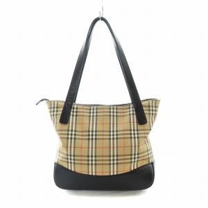 BURBERRY BLACK LABEL トートバッグ ノバチェック ブラック ベージュ