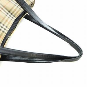 BURBERRY BLACK LABEL トートバッグ ノバチェック ブラック ベージュ