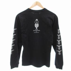 NEIGHBORHOOD SVG Tシャツ ロングスリーブ 長袖 袖プリント 1 黒 /JS GY12