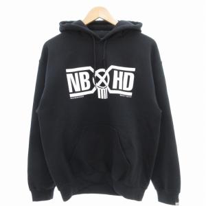 ×ネイバーフッド NEIGHBORHOOD コラボ パーカー フーディー プルオーバー ロゴプリント 裏起毛