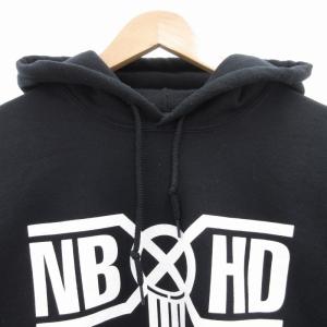 BOUNTY HUNTER ×ネイバーフッド NEIGHBORHOOD コラボ パーカー フーディー プルオーバー ロゴプリント 裏起毛